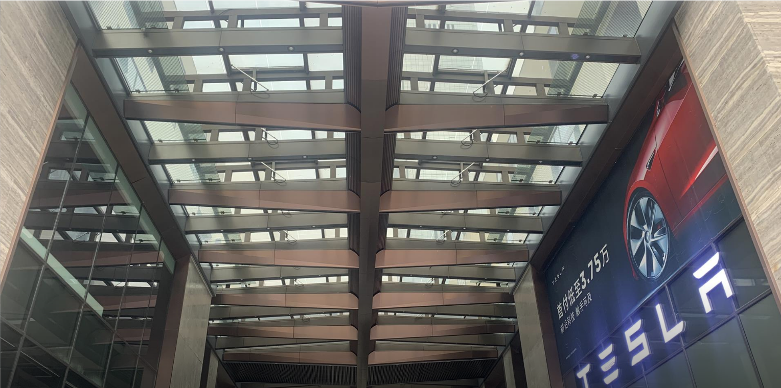 深业上城商业街区采光顶